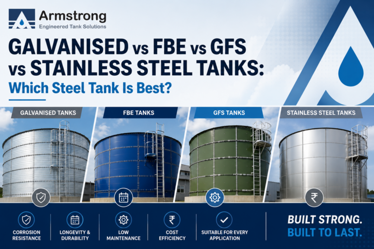 Galvanised vs FBE vs GFS vs Stainless Steel Tanks